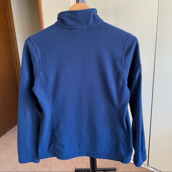 Patagonia Lightweight Fleece 1/4 Zip Pullover Sweater Navy Blue Women’s Medium - Picture 2 of 4